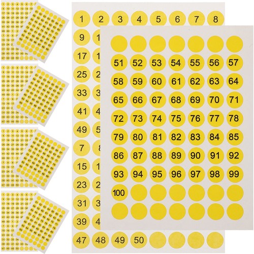 Sheets numeri stickers - ,