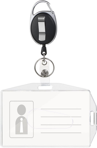 Porta badge retrattile bobina - porta,
