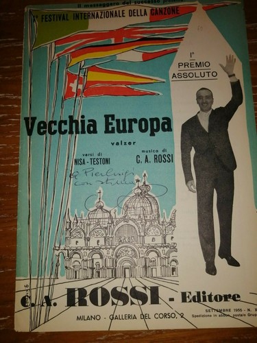 Rossi autografo - c., a.
