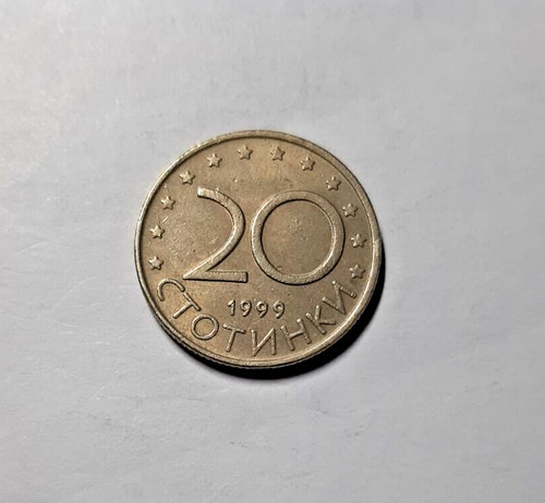 Moneta bulgaria stotinki - 20,