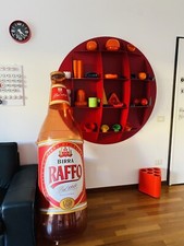 ? BIRRA RAFFO Taranto enorme bottiglia gonfiabile pibblicitario Vintage anni 80