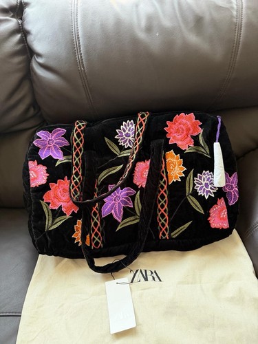 Zara borsa velluto - borsa, in