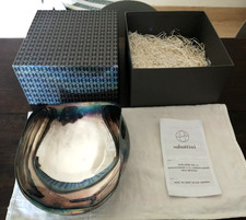 Lino Sabattini centrotavola mod.Candara anni '70 con cofezione metallo argentato