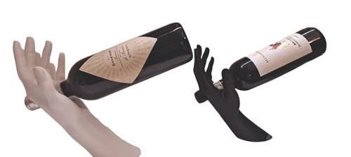 Mano porta bottiglia vino - porta, a