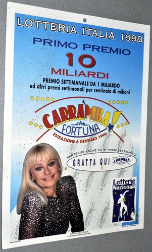 Locandina lotteria nazionale - locandina,