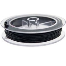 Cordino di cotone cerato Nero