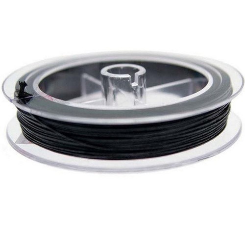 Cordino cotone cerato - cotone, nero