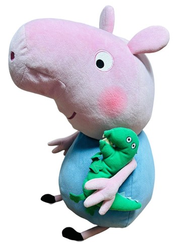 Peppa pig george - ty, w/dinosaur