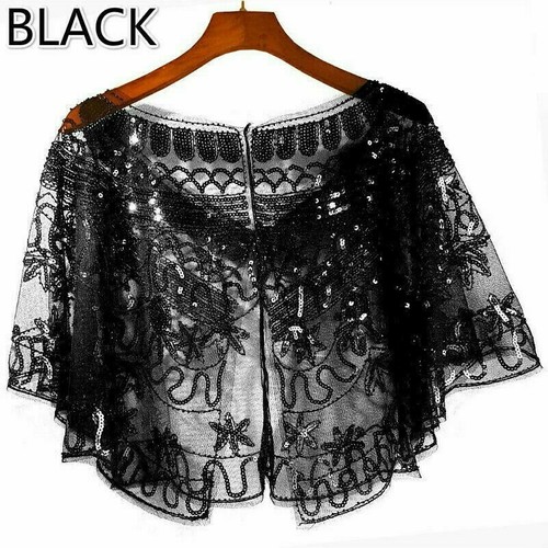 Femme sequin cape étole - cape,