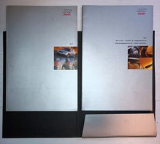 2 Depliant Brochure AUDI A3 Luglio 1999 +DATI TECNICI COLORI TAPPEZZERIA SERVICE