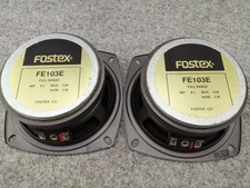 Fostex FE103E Driver Altoparlanti Vintage Full Range (coppia) - 4" 8Ω Made in Japan