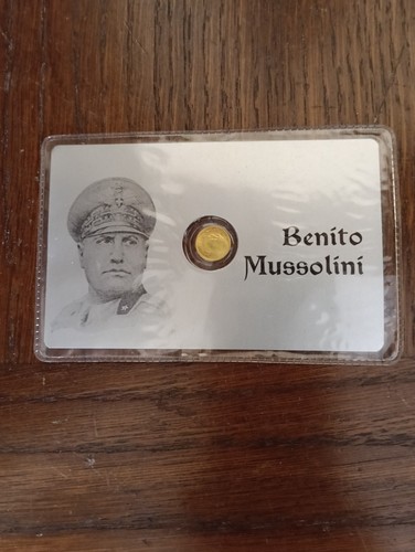 Benito mussolini moneta - mussolini,