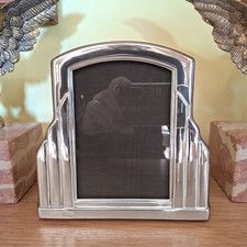 CESA 1882 Cornice Portafoto Argento 925 massiccio Art déco anni 80 x foto 9x13