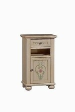 CREDENZINA LEGNO DECORATO A MANO DIPINTO ANTICATO COUNTRY COLLECTION