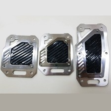 COPRI PEDALI CROMATO ACCIAIO