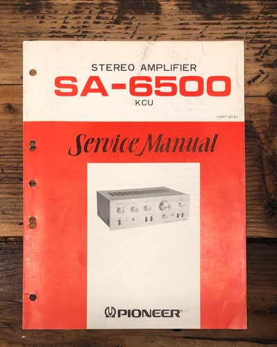 Pioneer 6500 amplificatore - sa-6500,