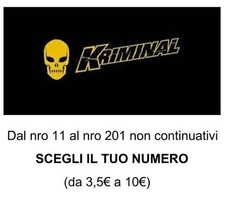 Kriminal - dal nro 11 al nro