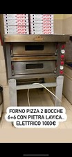 FORNO PIZZA PROFESSIONALE DUE BOCCHE 380V