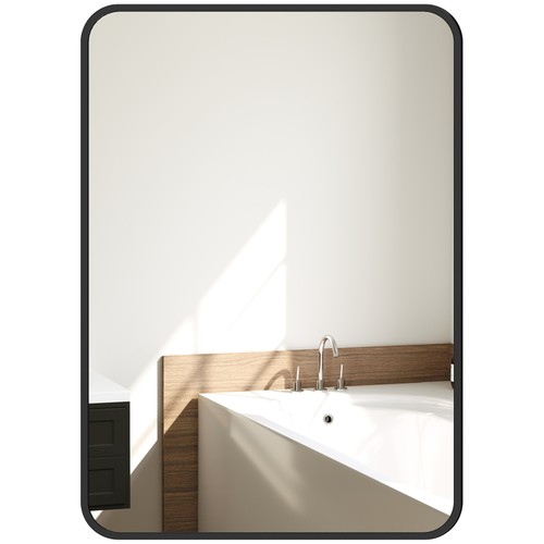 Homcom specchio bagno 70x50 - specchio,