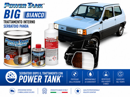Power tank bianco - power, grande