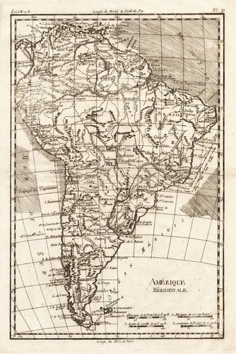 Mappa del sud america cile - mappa,