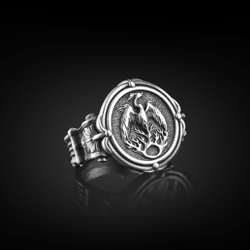 Anello uomo argento - anello,