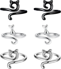 Set Di 6 Anelli All'Uncinetto