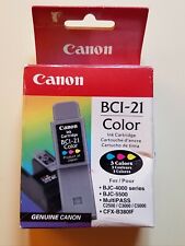 Canon bci-21 colore 3 colori originale Canon sigillato in fabbrica bjc 4000 bjc 5500 