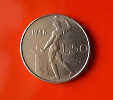 50 LIRE 1988 VARIANTE 88