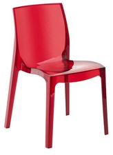 Sedia femme fatale trasparente - fatale,