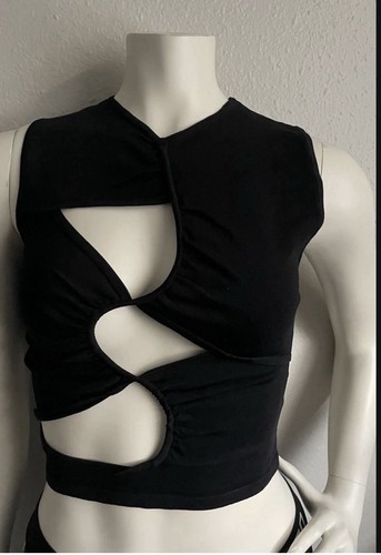 Crop top zara - crop, ritagliato