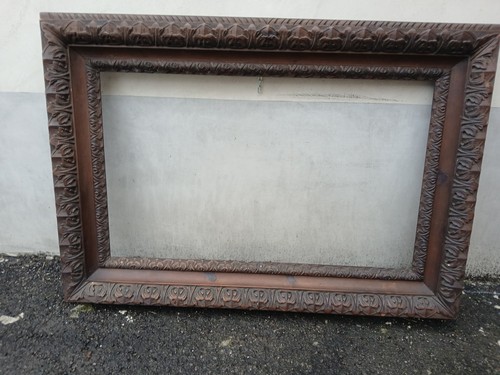 Cornice intagliata legno pieno - cornice,
