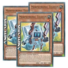 3x MORPHTRONIC TELEFON (Telefon Morfotronico) Comune • POTE EN093 • 1Ed • YUGIOH