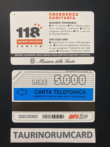 118 orizzontale 5000 lire - 118,