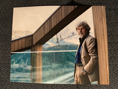 Foto firmata reinhold messner - foto,