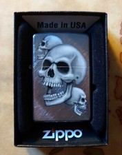 Accendino zippo skull cod - accendino,