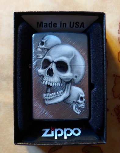 Accendino zippo skull cod - accendino,