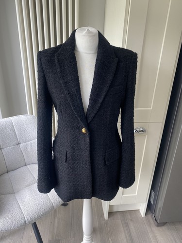 Giacca blazer zara nera boucle - blazer,
