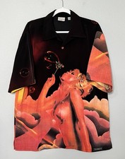 Camicia grafica ritratto bagno