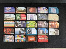 24 Schede Telefoniche Usate a