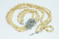 Set Bracciale Collana Perline