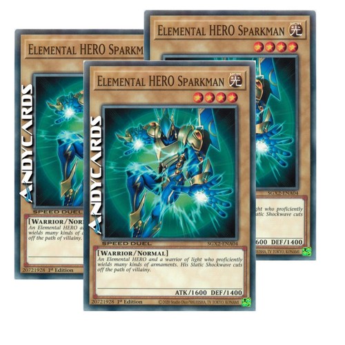 Elemental hero sparkman - elemental,