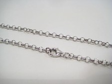 Catena rolò mm 3,5 VERO argento 925 ,da cm 40 a cm 120. NEGOZIO: qualità/prezzo 