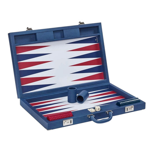 Gioco backgammon corolla blu - gioco,