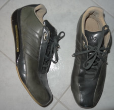 Sneakers di lusso Adidas Porsche Design S2 Bounce in pelle grigia taglia 42,5 perfette