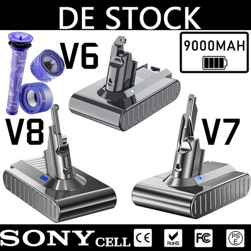9000mah akku für dyson - dyson, v6