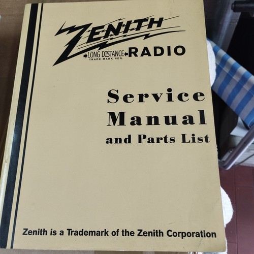 Libro zenith radio - zenith, service