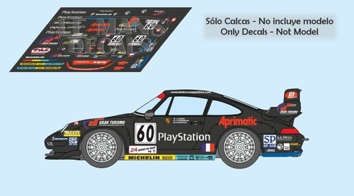 Decals porsche 911 gt2 mans - decals,