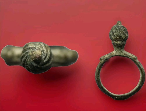Anello orientale bronzo - anello, in
