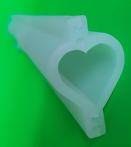Stampo silicone tubo cuore - stampo, in